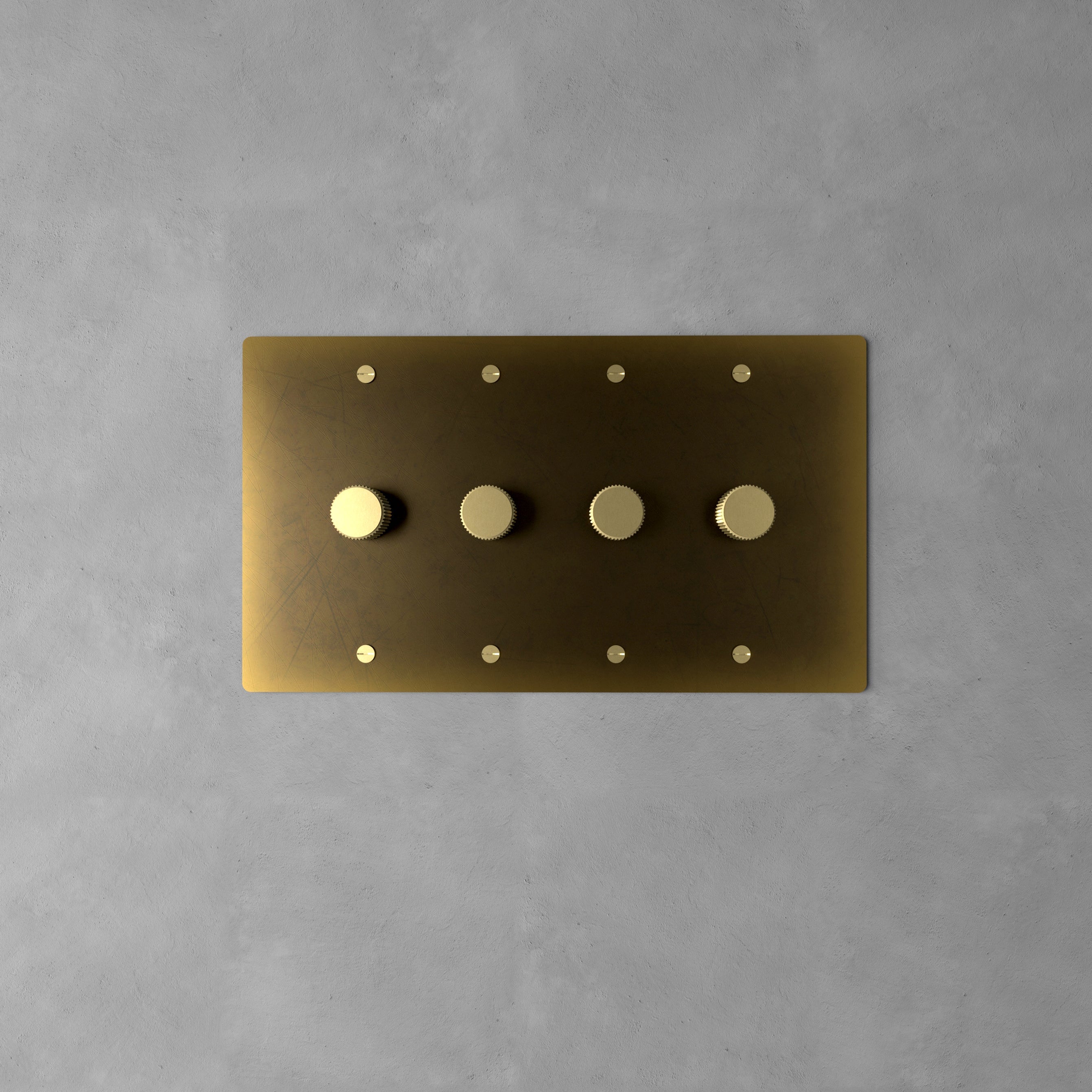 Luxe Messing Dimmer Schakelaar Met Draaiknop En Tijdloos Design | Sansoti