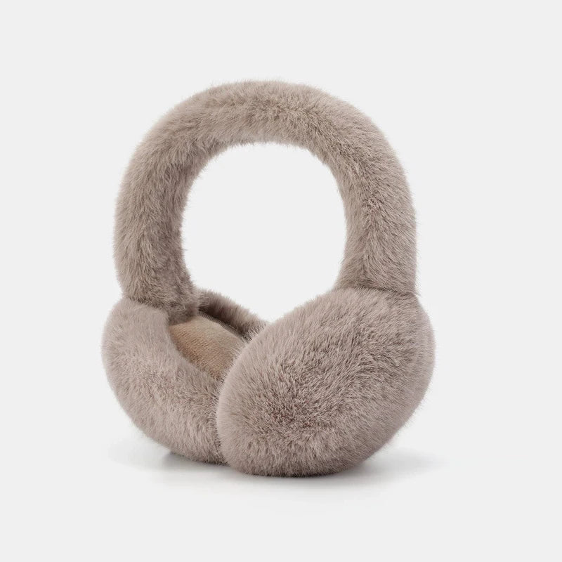 Pluche Oorwarmers Winter met Opvouwbaar Design voor Dames en Heren Comfortabel Zacht Luxe Warmte Accessoire | Sansoti