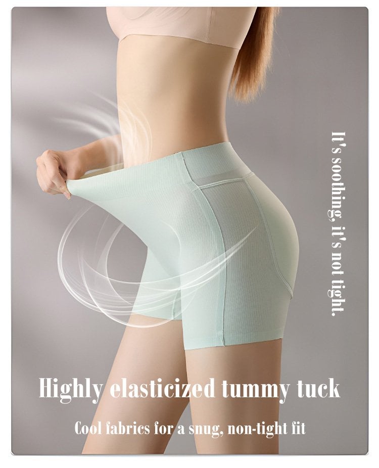 Corrigerende Shapewear Shorts met Push-Up Effect en Hoge Taille voor Bilvergroting | Sansoti