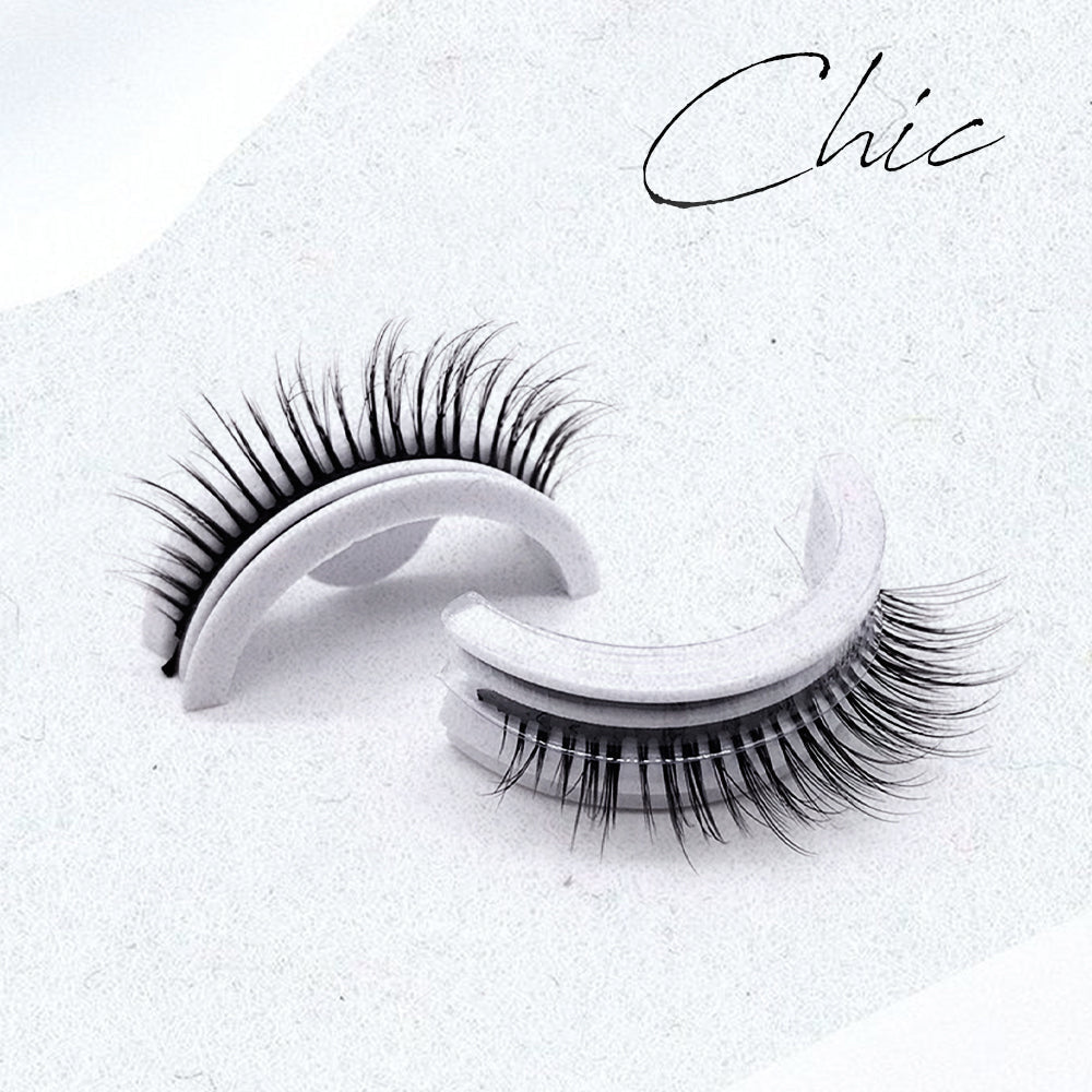 Reusable Self-Adhesive False Eyelashes Water-Resistant Natural Look without Glue Fake Eyelashes Eye Makeup | Sansoti