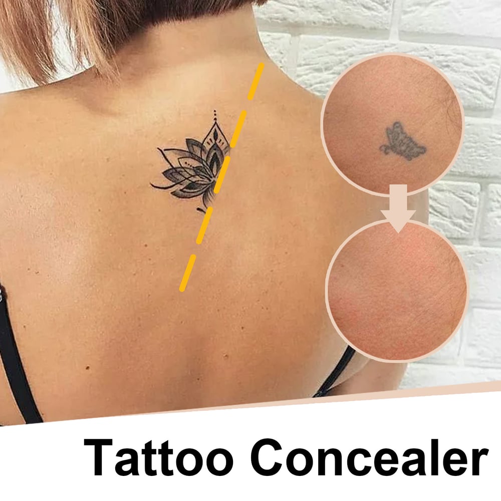 Waterbestendige Camouflagecrème voor Tattoo Litteken Huidoneffenheden 12 Uur Langhoudend Natuurlijk Mat Effect | Sansoti