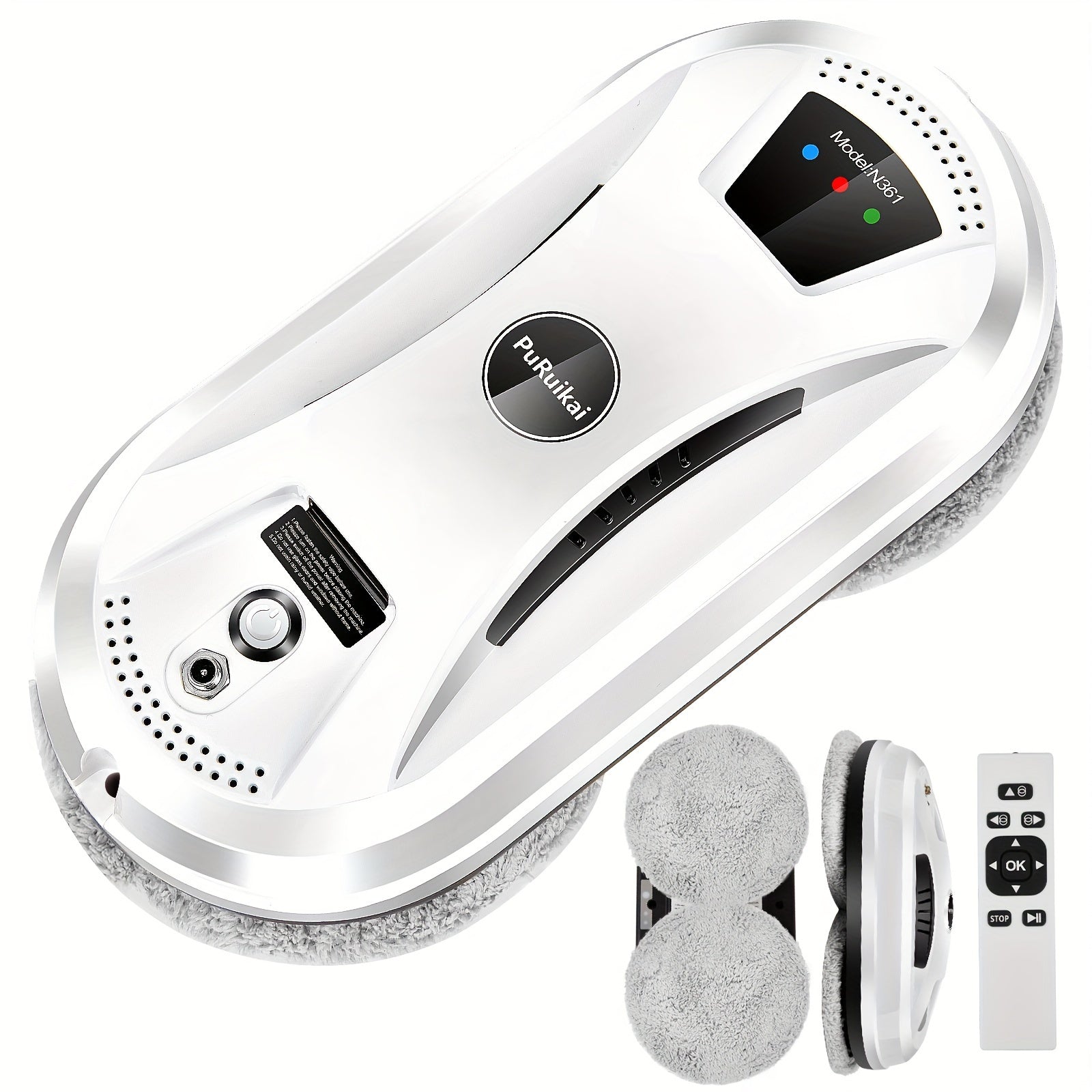 Automatische Glazenwasser Robot voor Ramen en Spiegels 28x13x9cm | Sansoti