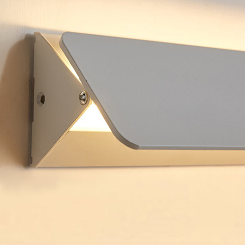 Adjustable LED Wall Light Metal White Indoor Modern Design for Living Room Dining Room Hallway Lighting Fixture | Sansoti