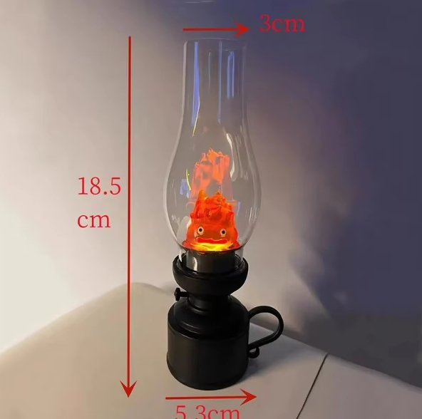 Vlamloze Nachtlamp Fantasiefiguur Retro Design Sfeerlicht Nachtkastje Decoratief LED Kinderkamer Slaapkamer | Sansoti