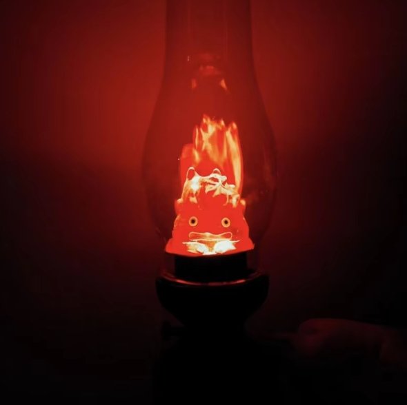 Vlamloze Nachtlamp Fantasiefiguur Retro Design Sfeerlicht Nachtkastje Decoratief LED Kinderkamer Slaapkamer | Sansoti