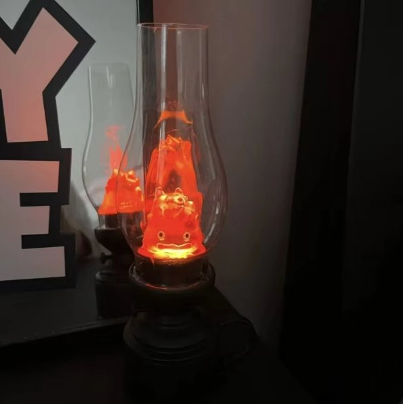 Vlamloze Nachtlamp Fantasiefiguur Retro Design Sfeerlicht Nachtkastje Decoratief LED Kinderkamer Slaapkamer | Sansoti