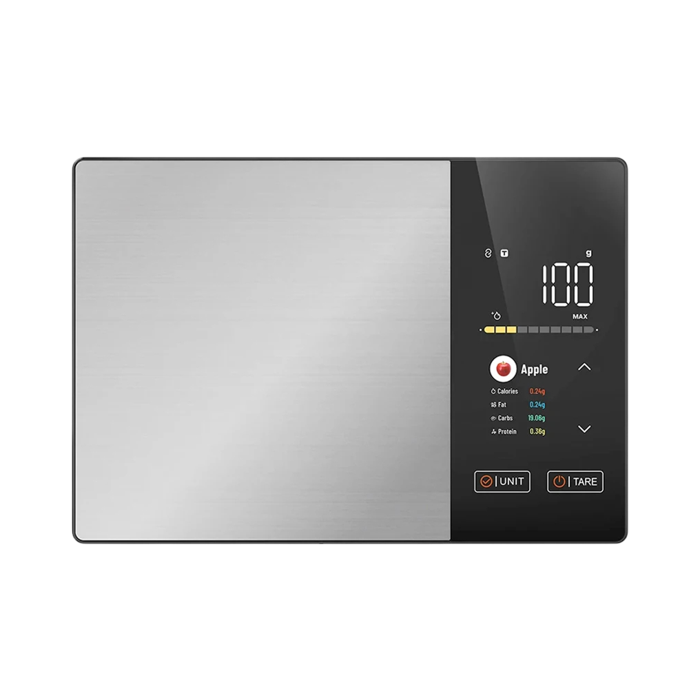 Digital Kitchen Scale with Nutritional Value Display, App Connectivity, 5kg, Accurate Weight Tracking | Sansoti