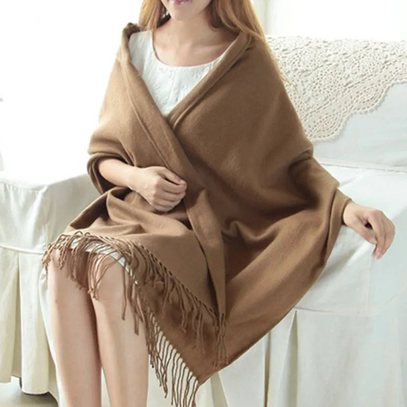 Kasjmieren Halswarmer Geruit 180x50cm Zacht Winteraccessoire Dames Premium Sjaal Wol Elegant Warm Winter | Sansoti