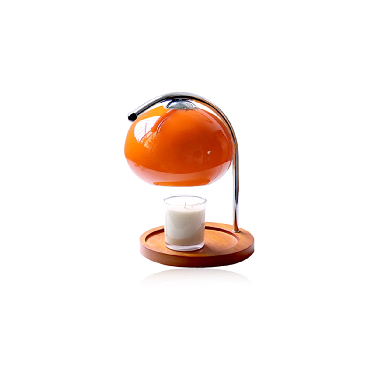 Glass Candle Lamp with Dimming Function, Table Lamp, Fragrance Diffuser, Retro Design, Ambient Lighting for Living Room and Bedroom | Sansoti