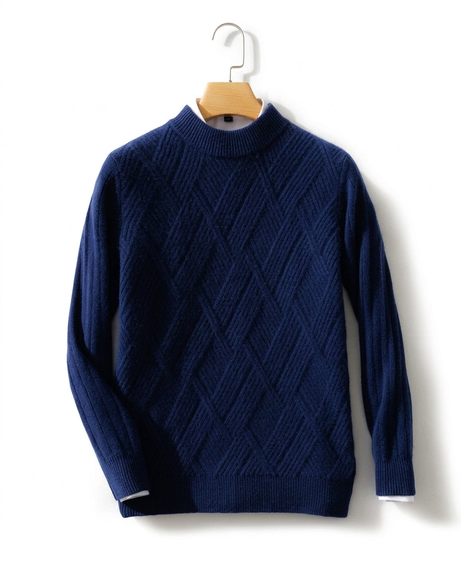 Luxury Cashmere Sweater for Men 100% Pure Wool Timeless Comfort Warmth Elegance Stylish Knit Soft Fit | Sansoti
