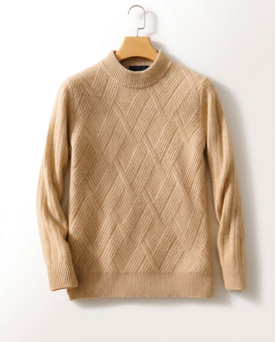 Luxury Cashmere Sweater for Men 100% Pure Wool Timeless Comfort Warmth Elegance Stylish Knit Soft Fit | Sansoti