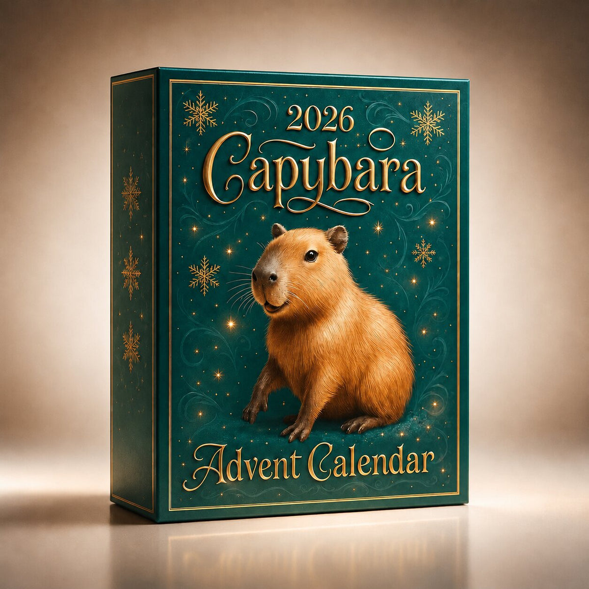 Capybara-Adventskalender 24 Tage Weihnachtsüberraschung für Kinder Tiermotiv Countdown-Kalender Weihnachtsgeschenk Dekoration | Sansoti