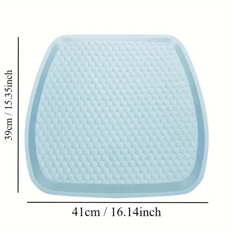 Ergonomisch Zitkussen met Koelgel Memory Foam voor Optimale Drukverlichting Bureaustoel Auto Kantoor 42x37cm | Sansoti