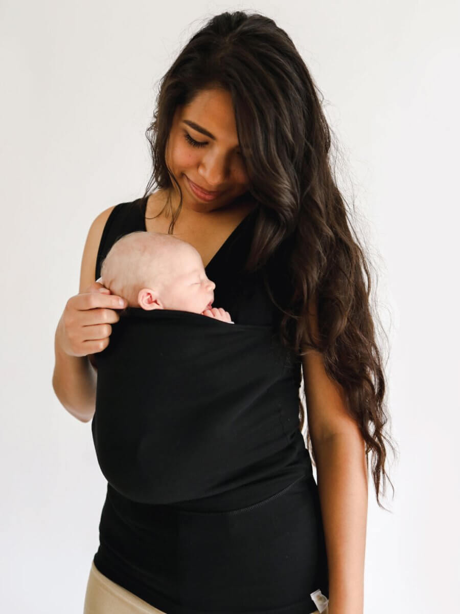 Draagshirt voor Baby met Geïntegreerde Draagzak – Handsfree Babydragen met Huidcontact – Comfortabel Katoenen Voedingsshirt voor Ouders | Sansoti