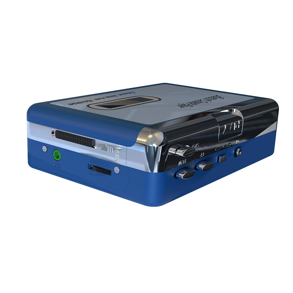 Draagbare Cassettespeler met Bluetooth en Auto-Reverse Functie voor Nostalgische Retro Muziekbeleving | Sansoti
