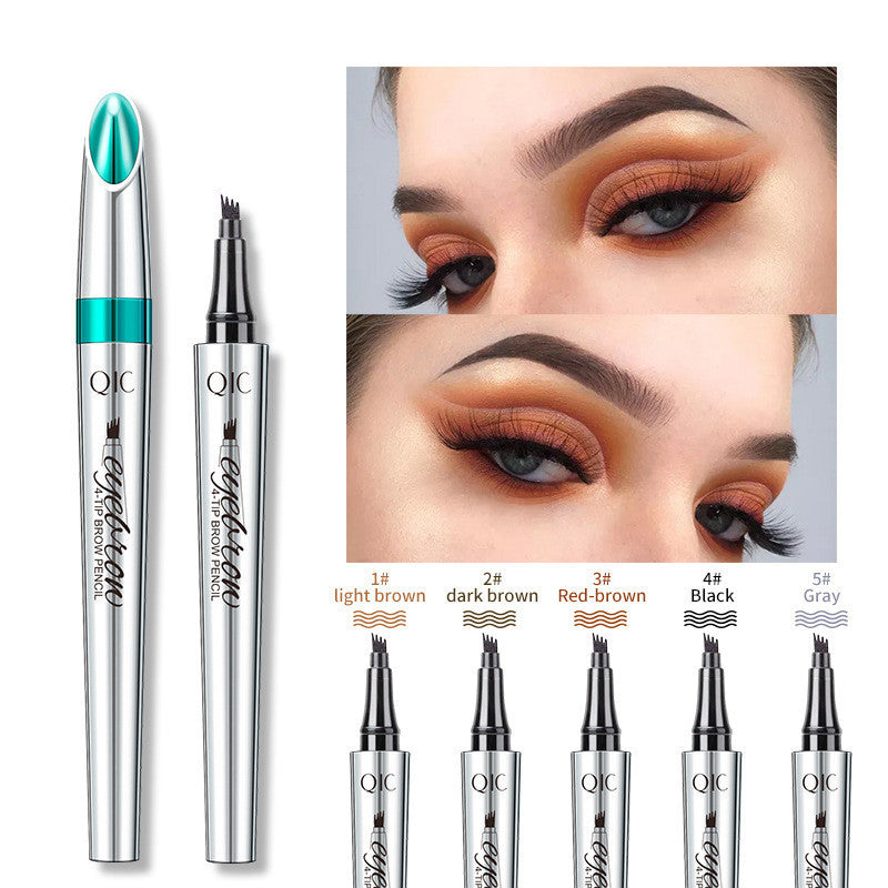 3D Eyebrow Pencil for Natural Hair Look | Precision Applicator | Long-lasting up to 36 Hours | Waterproof Brow Pencil | Sansoti