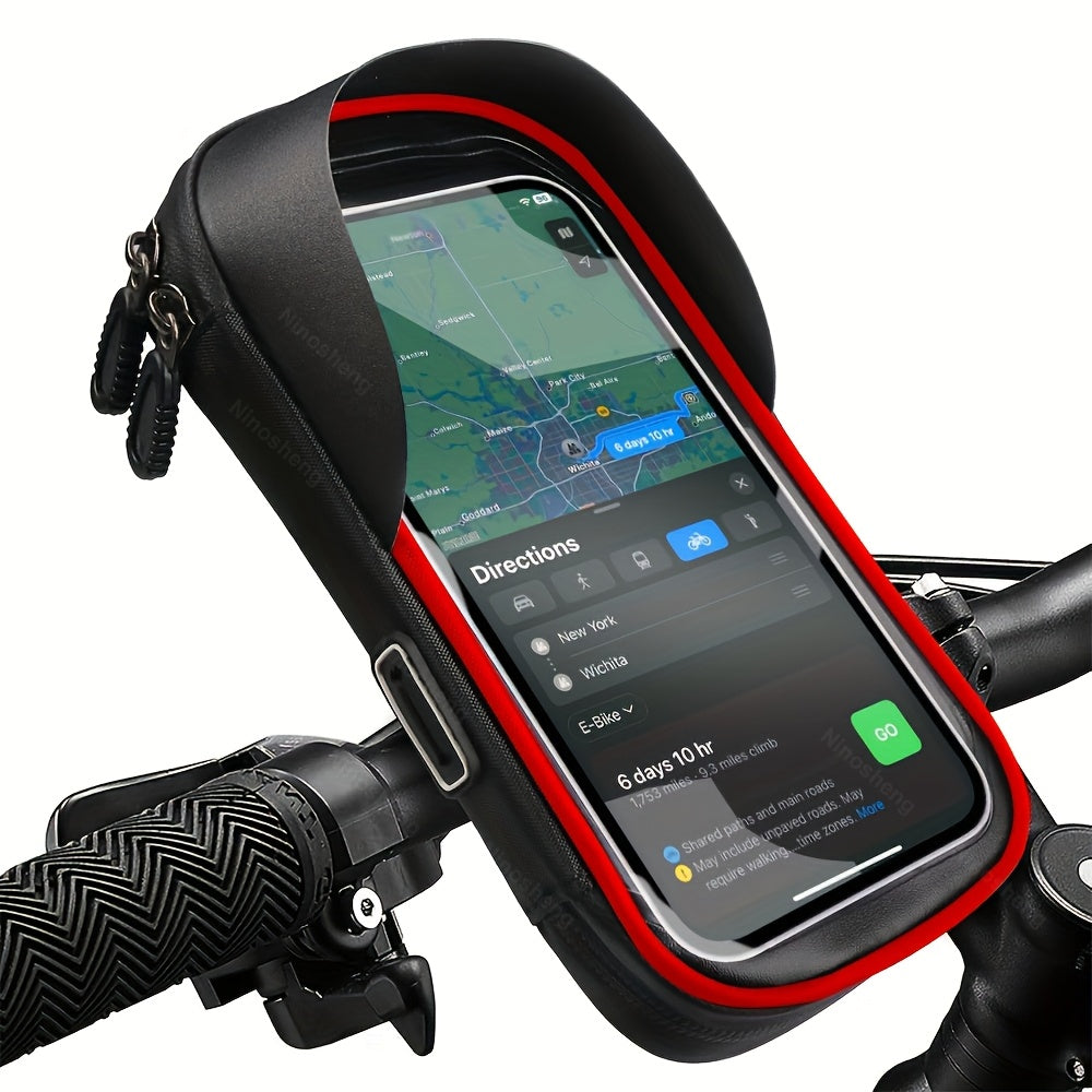 Waterdichte Telefoonhouder voor Fiets en Motor met 360° Draaibaar Systeem | Sansoti