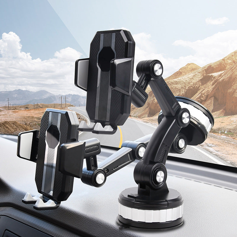 Universele Telefoonhouder Auto Voorruit & Dashboard 360° Draaibaar met Telescopische Arm | Sansoti