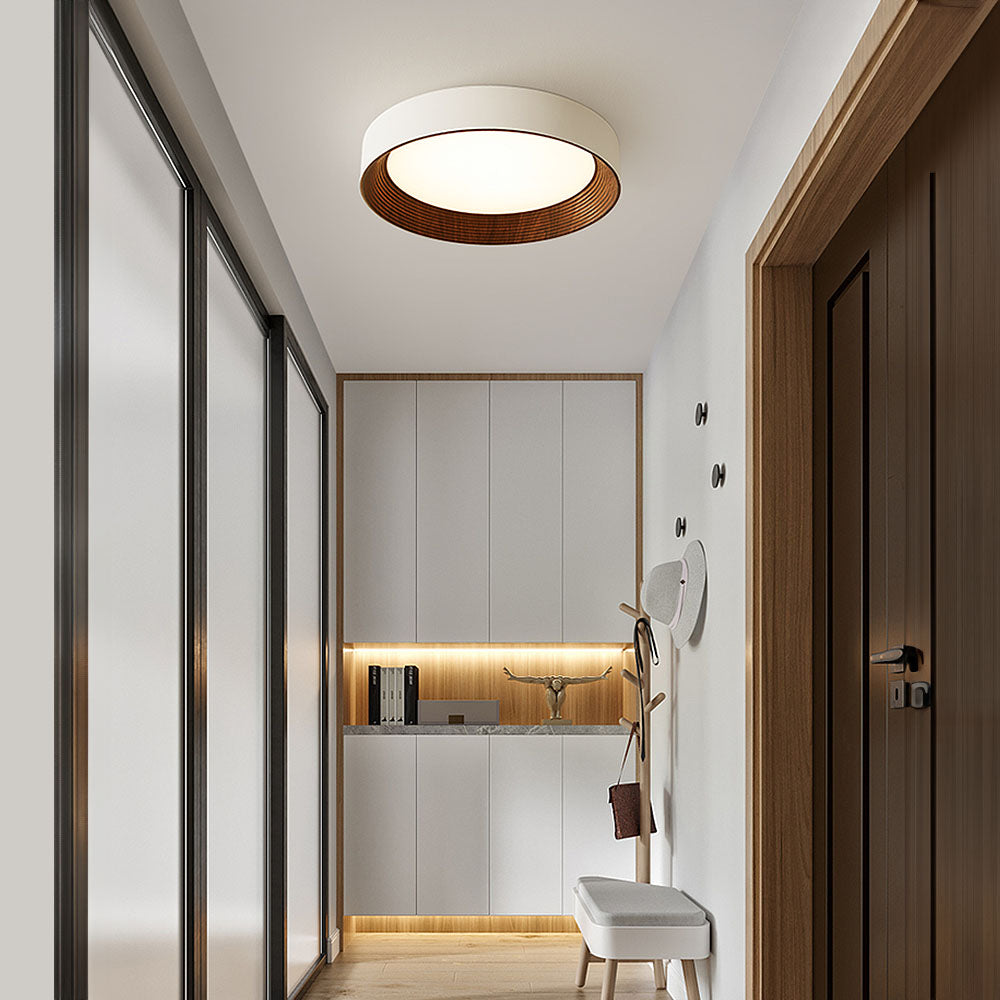 Minimalistische Plafondlamp Rond Laagbouw Slaapkamer Plafondverlichting LED | Sansoti