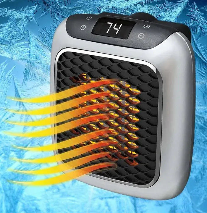Compacte Keramische Kachel 800W Wandmontage Timer Afstandsbediening USB Energiezuinig Verwarmingsoplossing | Sansoti