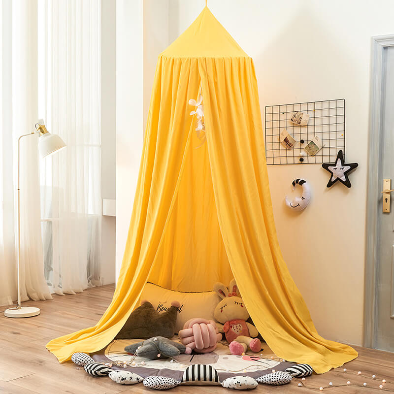 Blackout Children's Bed Canopy, Soft Polyester, 250cm High, Sleeping and Play Tent, Mosquito Net for Girls and Boys | Sansoti