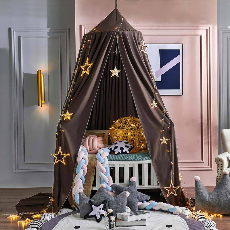 Blackout Children's Bed Canopy, Soft Polyester, 250cm High, Sleeping and Play Tent, Mosquito Net for Girls and Boys | Sansoti
