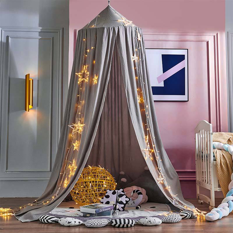 Blackout Children's Bed Canopy, Soft Polyester, 250cm High, Sleeping and Play Tent, Mosquito Net for Girls and Boys | Sansoti