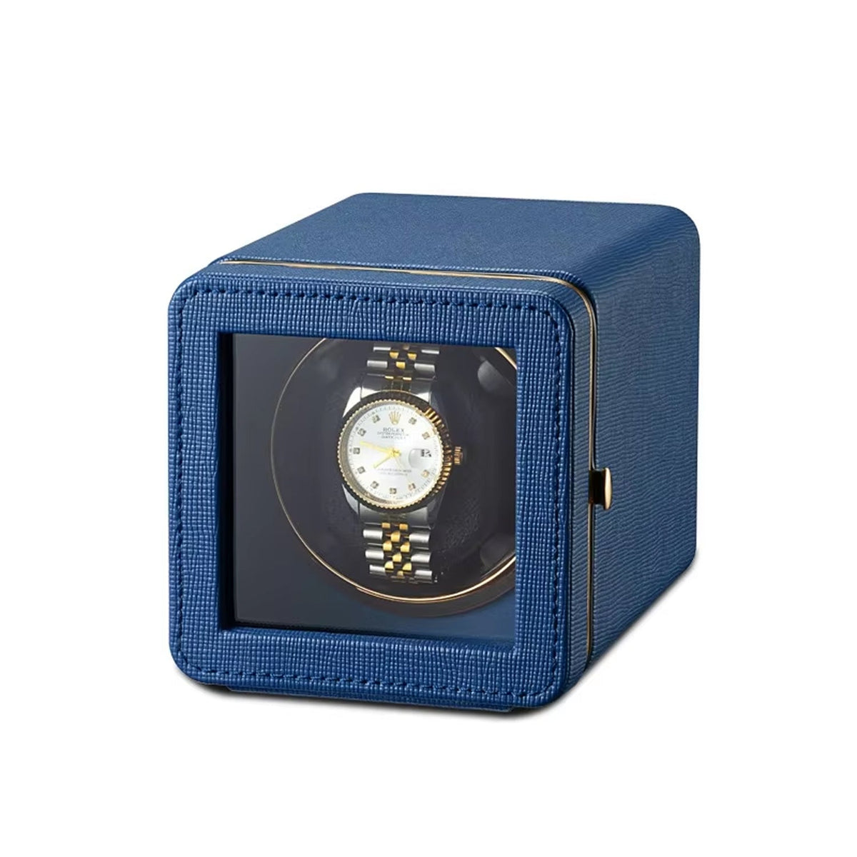 Automatic Watch Winder Box with Five Rotation Programs LED Lighting Watch Winder Luxury Display | Sansoti
