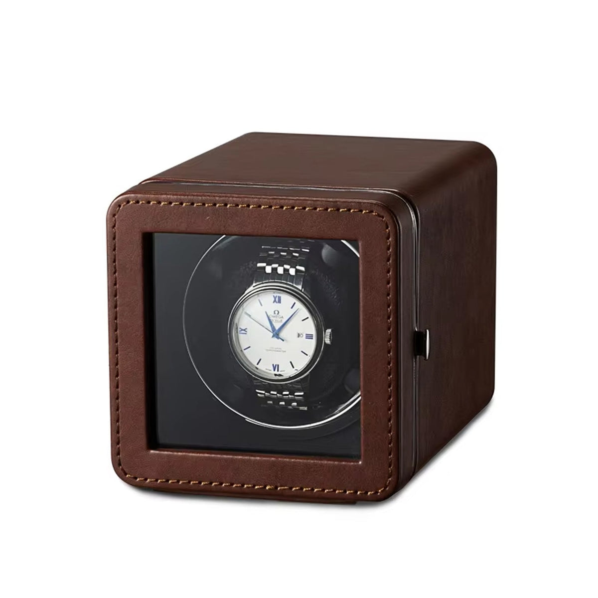 Automatic Watch Winder Box with Five Rotation Programs LED Lighting Watch Winder Luxury Display | Sansoti