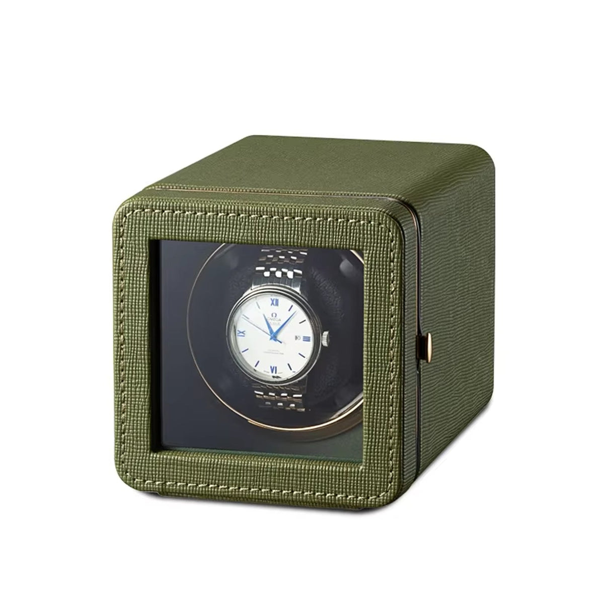 Automatic Watch Winder Box with Five Rotation Programs LED Lighting Watch Winder Luxury Display | Sansoti