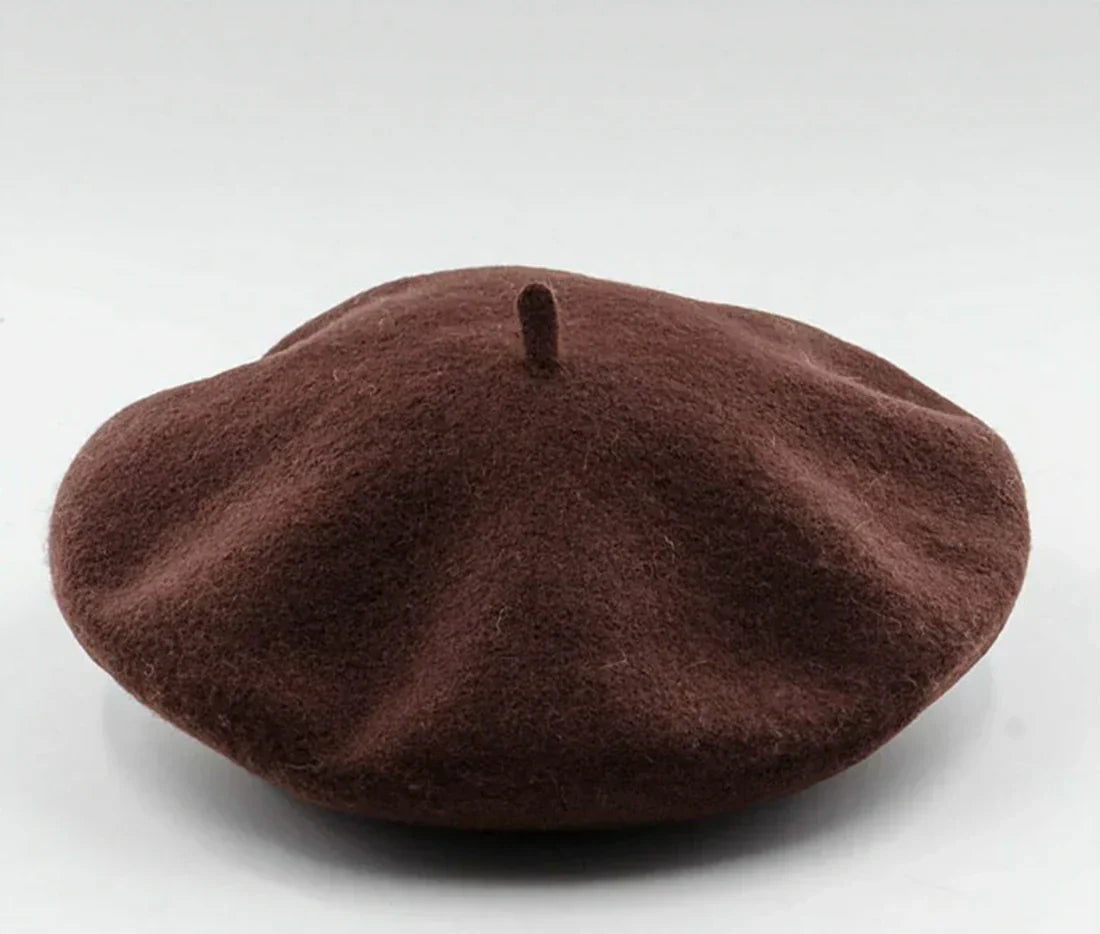 Wollen Baret voor Dames – Klassieke Franse Stijl – Warme Winteraccessoire | Sansoti