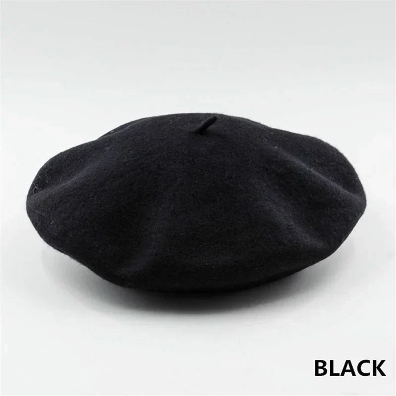 Wollen Baret voor Dames – Klassieke Franse Stijl – Warme Winteraccessoire | Sansoti