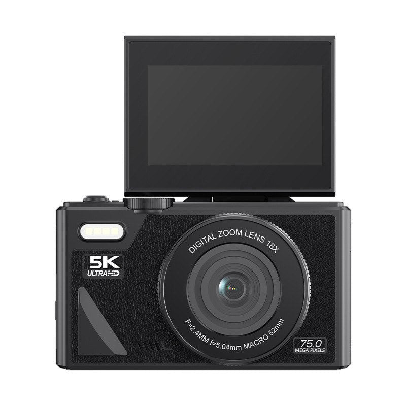 Caméra vlog numérique 4K Ultra HD 48MP avec zoom 18X, écran orientable et WiFi, pour la création de contenu et la vidéographie | Sansoti