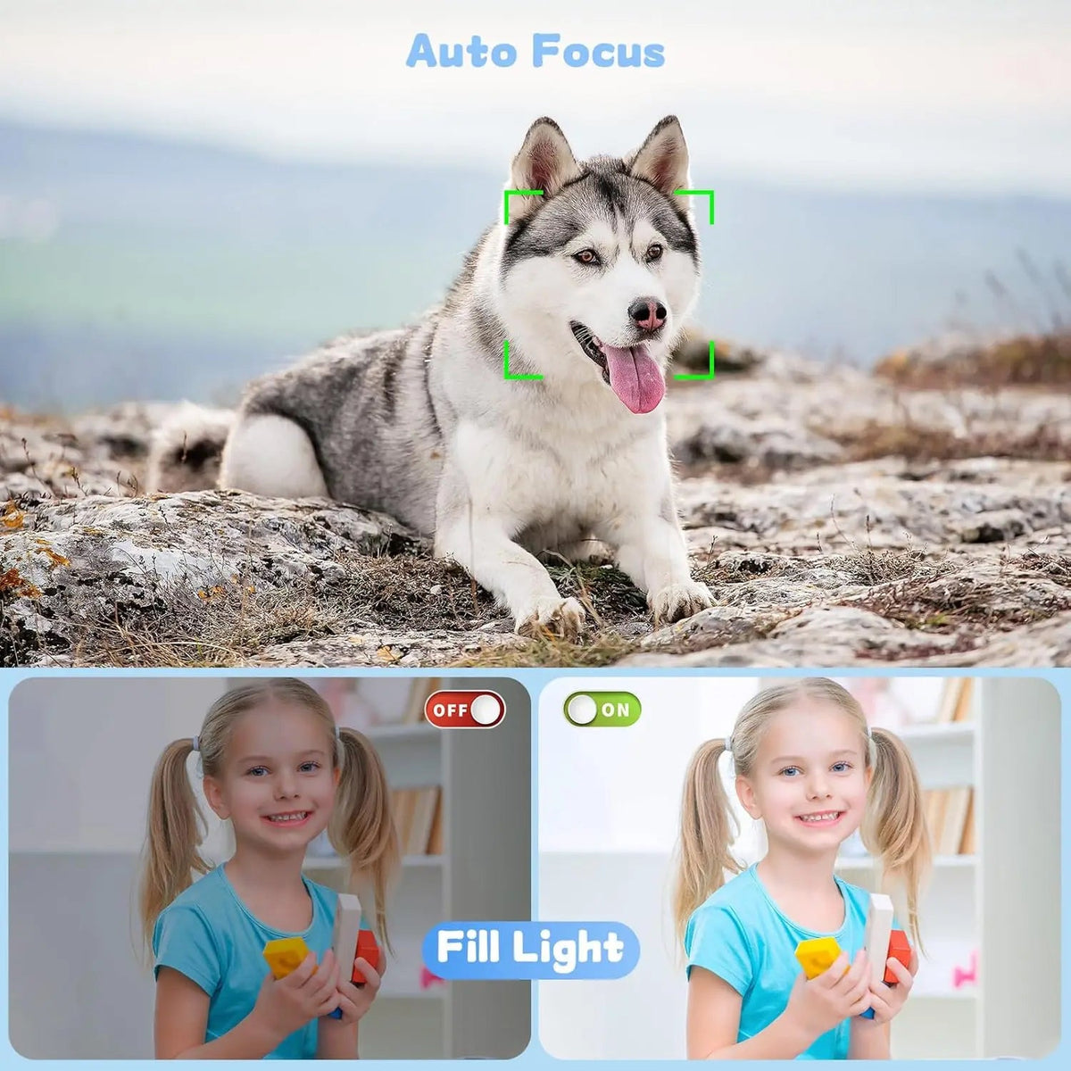 Digital Camera Dual Screen 80MP 5K Video 18x Zoom Vlog Photography Selfie WiFi Compact Travel Photography | Sansoti