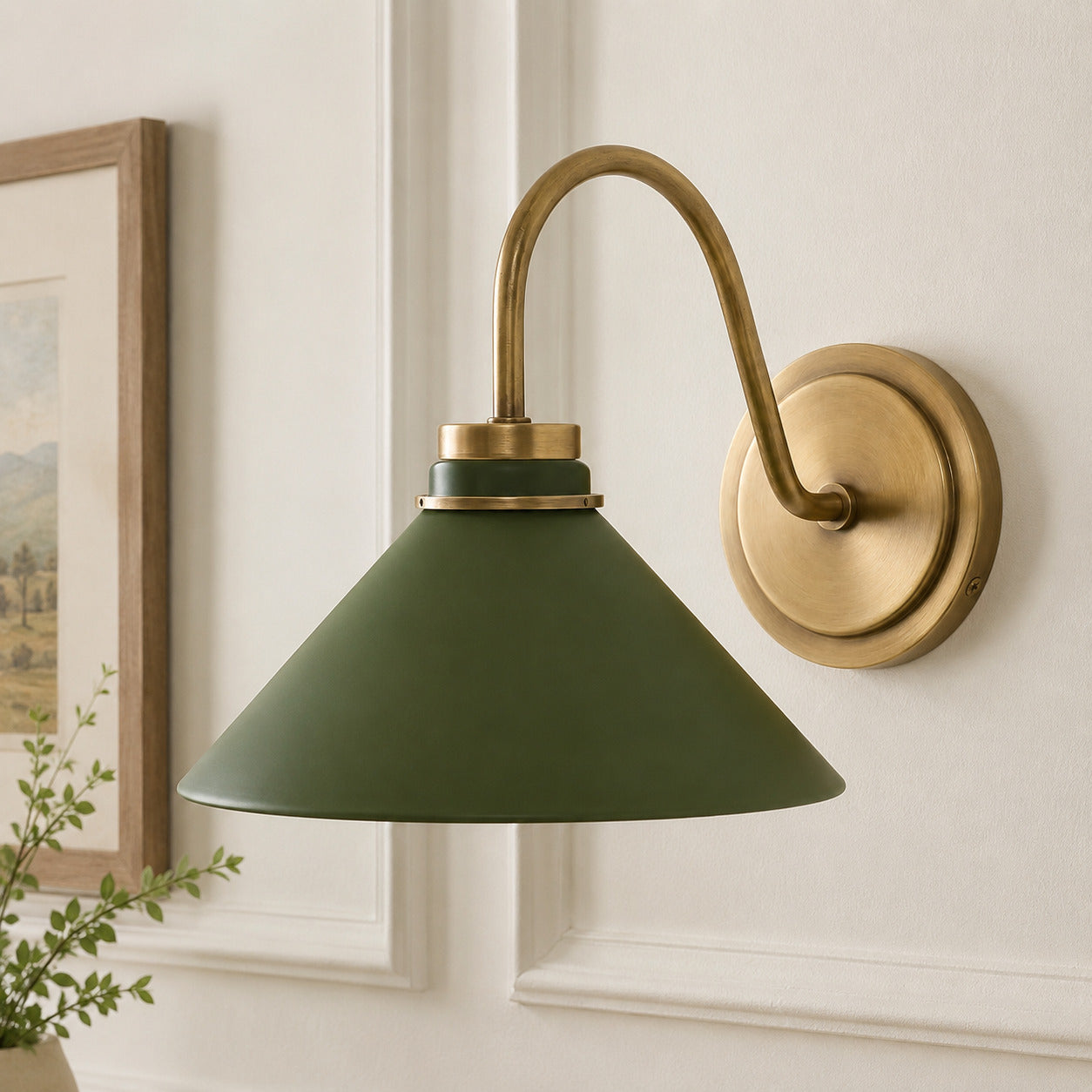 Globe Wandlamp met Gebogen Arm – Moderne Industriële Verlichting voor Badkamer, Slaapkamer en Gang | Sansoti
