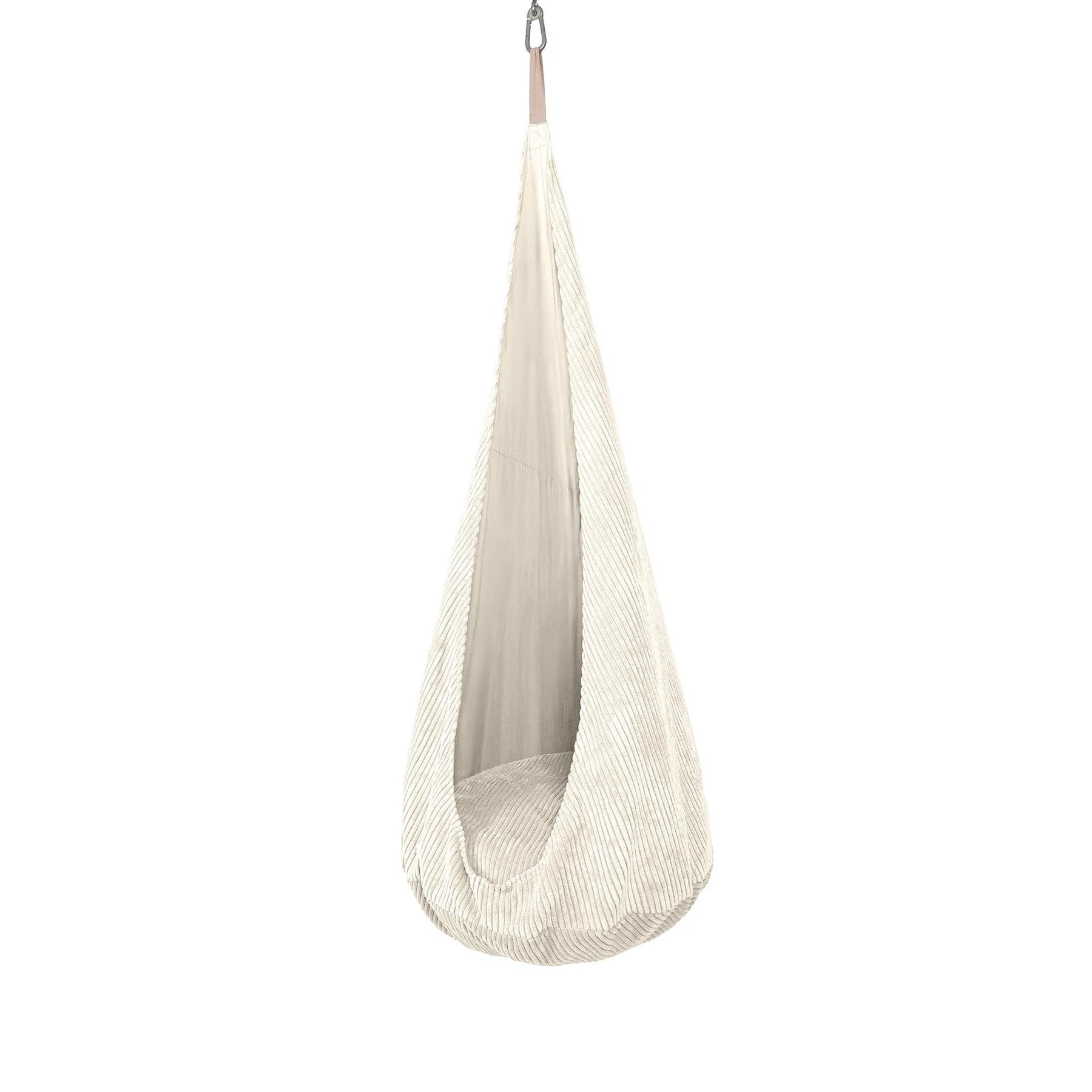 Balançoire Sensorielle pour Enfants Sensibles au Stimuli Fauteuil Suspendu Velours Côtelé Intérieur avec Coussin 80kg | Restfield