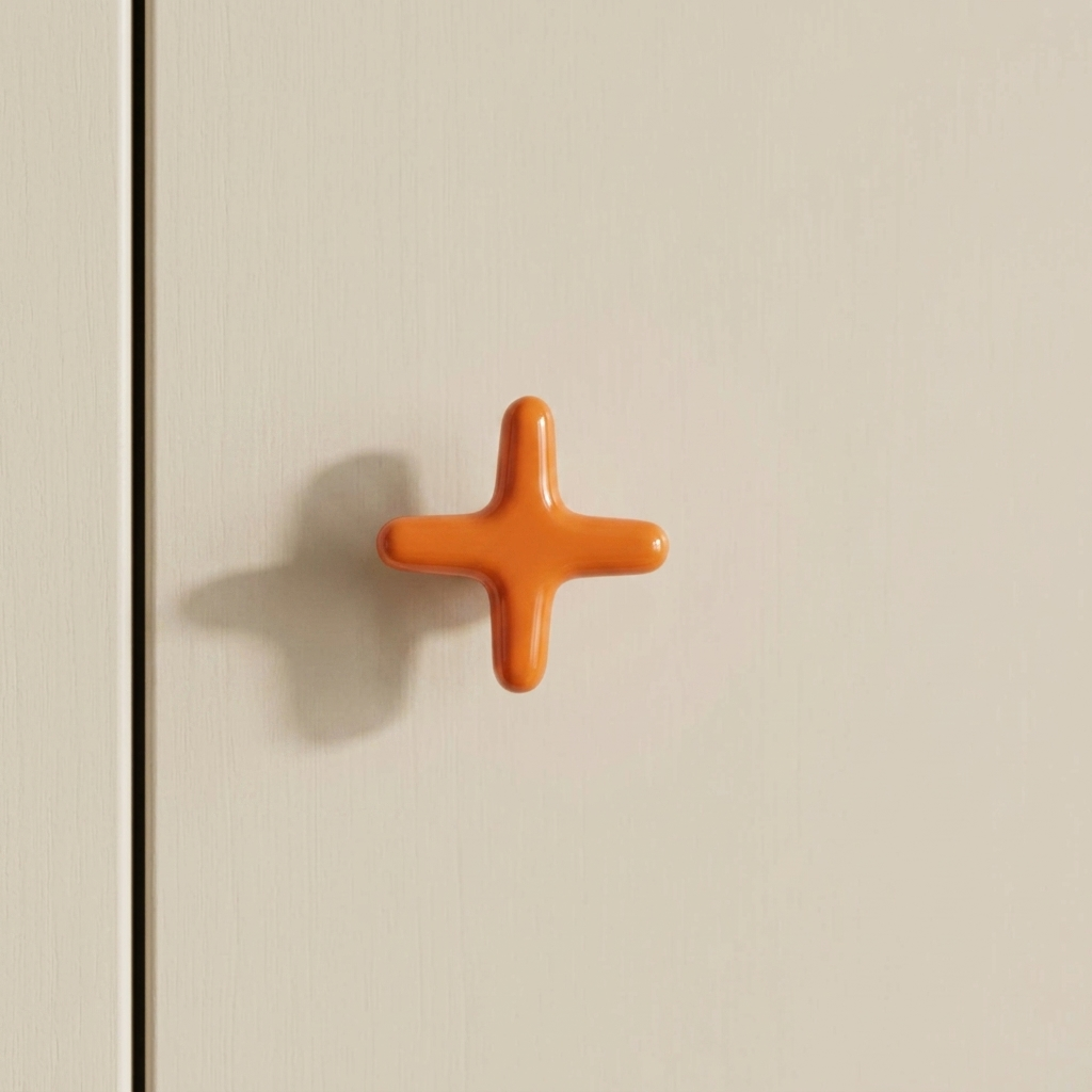 Kreuzförmiger Schrankgriff 128 mm Bunt Zinklegierung Möbelbeschlag Schrankknöpfe Einloch Küchenmöbel Schubladen | Sansoti