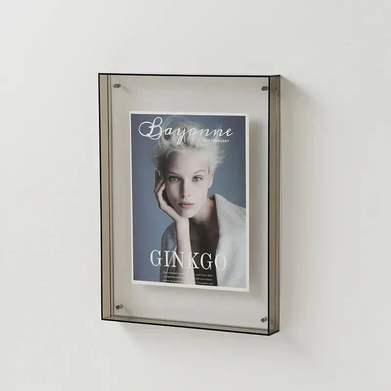 Acryl Fotolijst Gekleurd Transparant Oranje Wand Tafel Display Frame Moderne Fotohouder Poster Lijst Interieur Decoratie | Sansoti