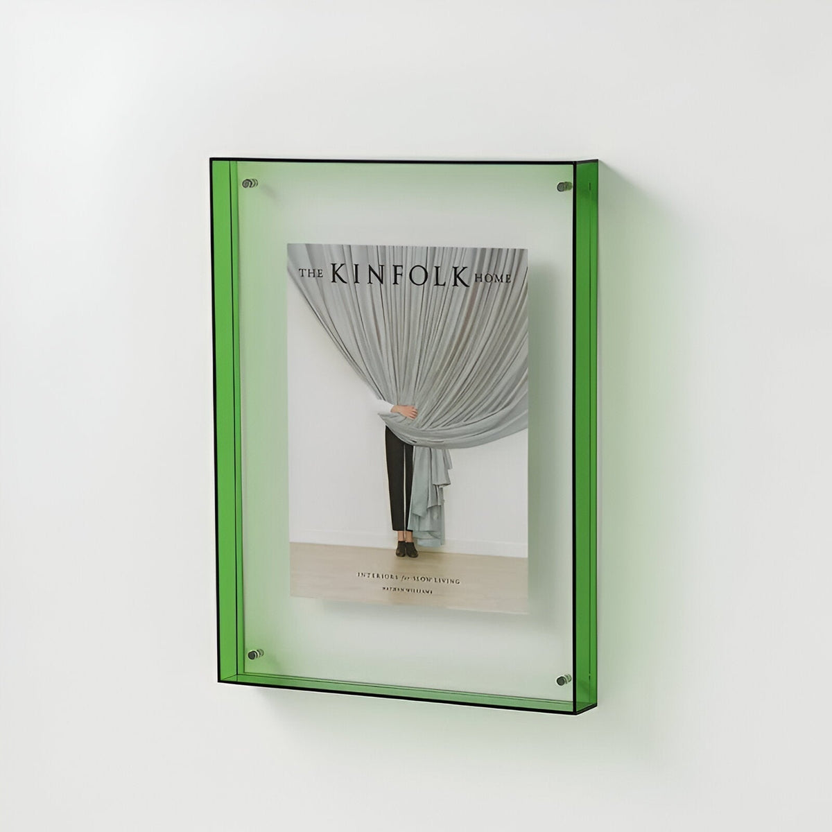 Transparent Acrylic Photo Frame Minimalist Design Wall Decor Modern Photo Frame for Interior and Living Room | Sansoti