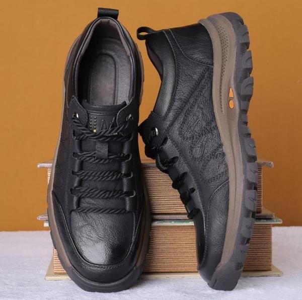 Chaussures orthopédiques en cuir Imperméables pour homme Soutien du pied Protection des articulations Usage quotidien | Sansoti