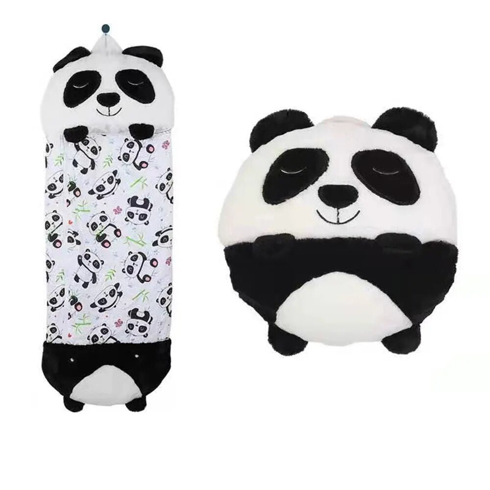 Zachte Pluche Kinderslaapzak Knuffeldier Combinatie Warm Slapen Camping Reizen Slaapcomfort Kinderbed Slaapuitrusting | Sansoti