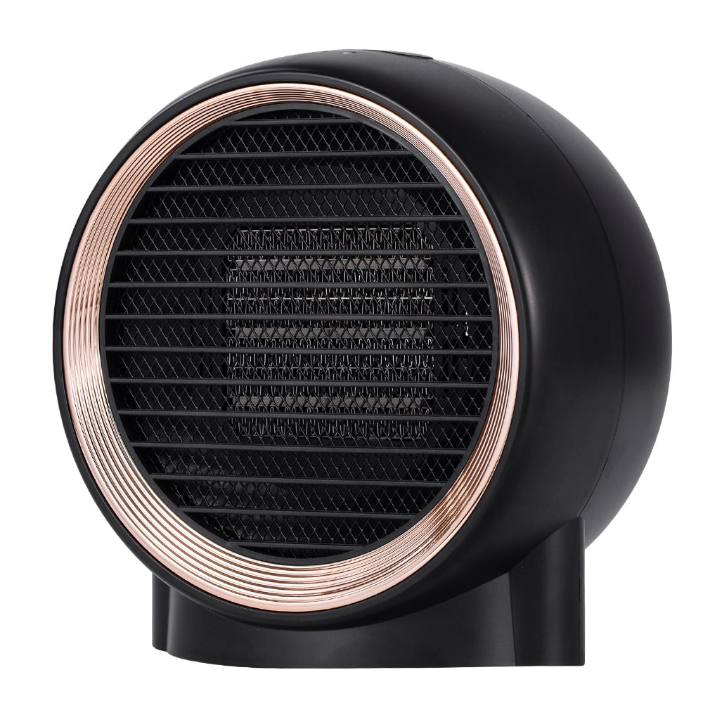 Ceramic Desk Heater 2 Heat Settings Whisper-Quiet PTC Element Safe Compact Energy-Efficient Office | Sansoti