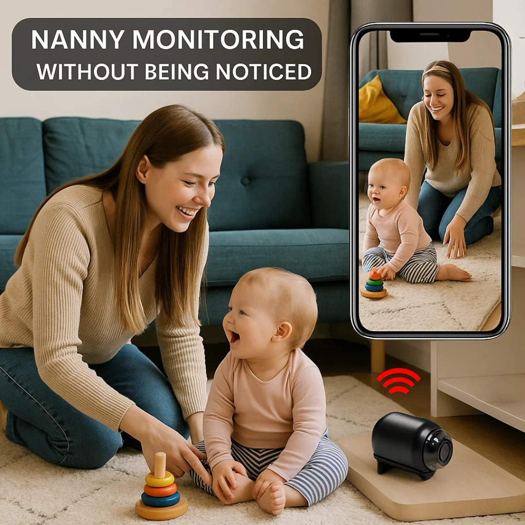 Draadloze Beveiligingscamera Full HD met Nachtzicht WiFi Bewegingsdetectie voor Slimme Thuisbeveiliging | Sansoti