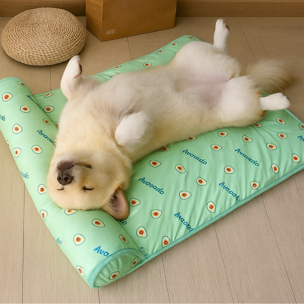 Tapis rafraîchissant pour chiens et chats | Coussin pour animaux auto-rafraîchissant, coin de repos estival frais et confortable, espace de couchage | Sansoti