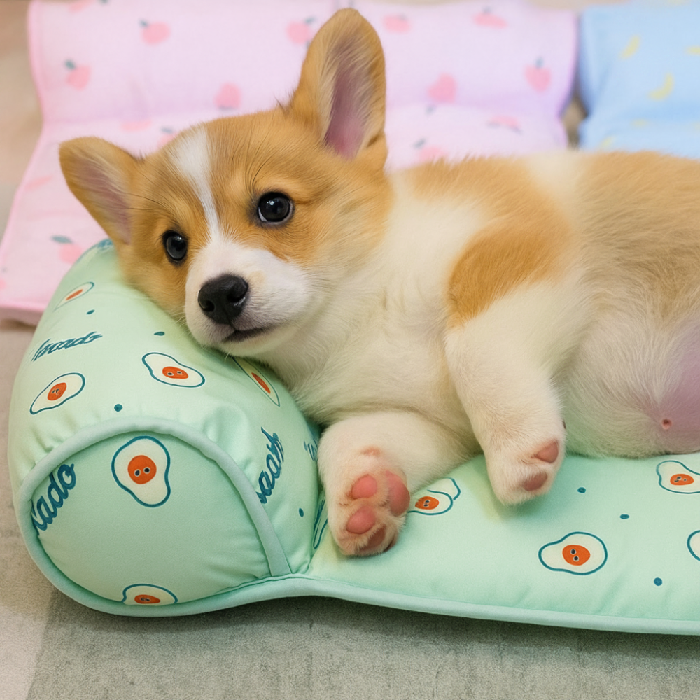Tapis rafraîchissant pour chiens et chats | Coussin pour animaux auto-rafraîchissant, coin de repos estival frais et confortable, espace de couchage | Sansoti