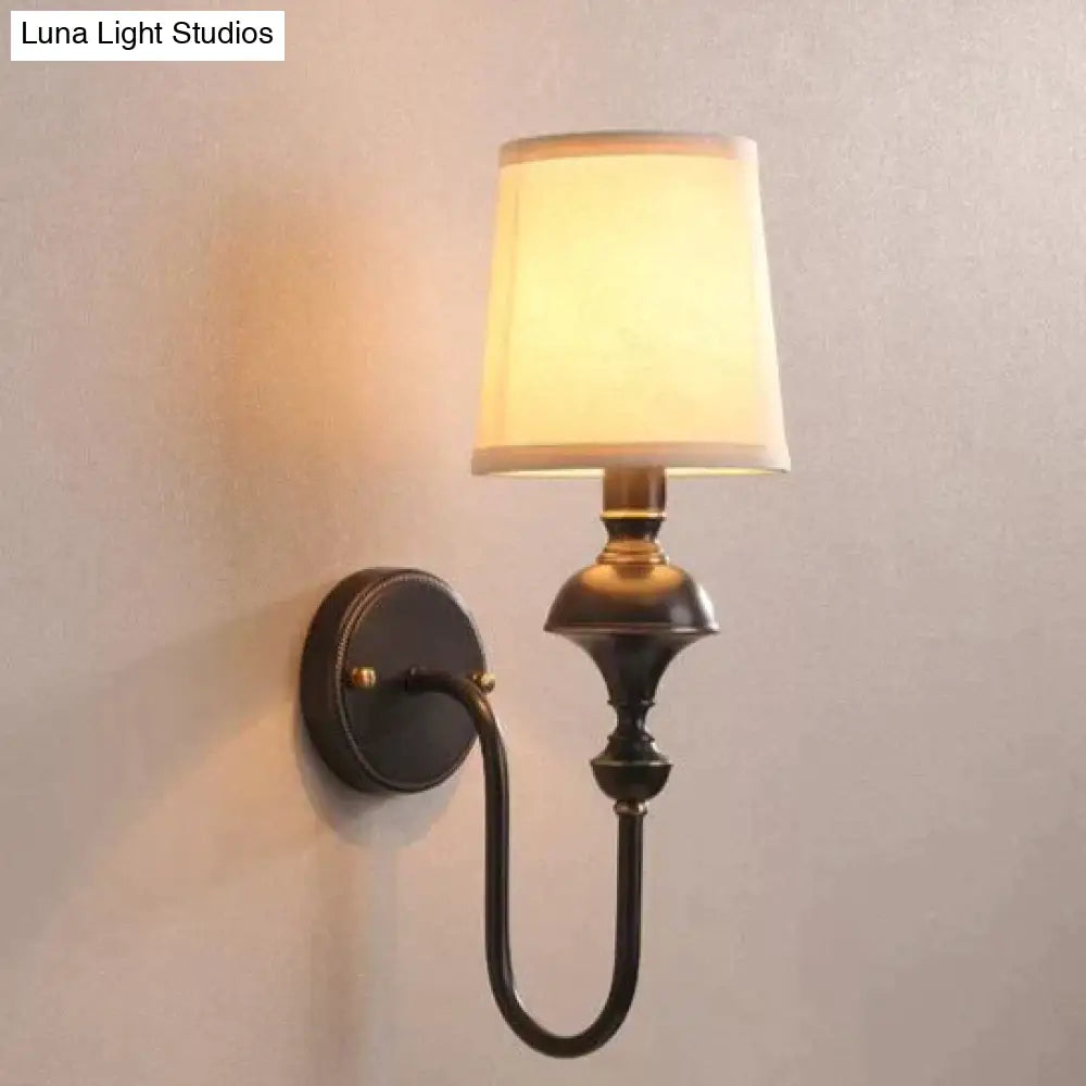 Koperen Wandlamp met Kegel Lampenkap - Enkele of Dubbele Kop - Elegant Design voor Slaapkamer en Gang | Sansoti