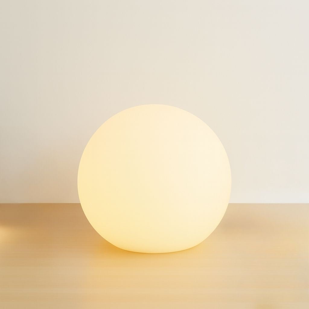 Draadloze LED Maanlamp Tafellamp 16 Kleuren Afstandsbediening IP65 Waterbestendig Sfeerverlichting Binnen Buiten | Sansoti