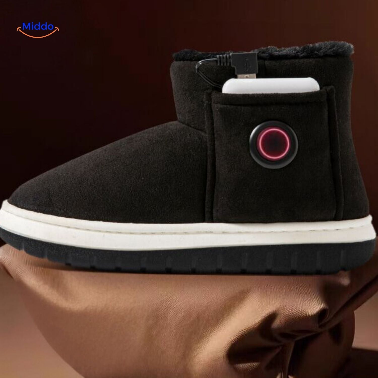Verwarmbare Pantoffels met Oplaadbare Verwarming voor Koude Voeten Wintertijd 36-45 | Sansoti