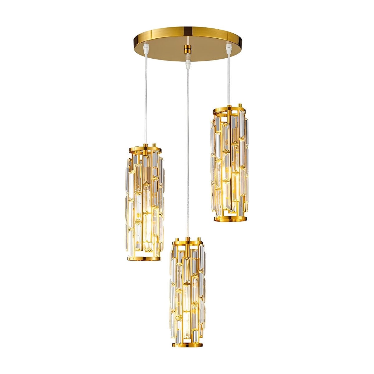 Lustre cristal Noir Fer E27 Salle à manger Salon Industriel Rétro Plafonnier Suspension Verre cristal Bar Allée | Restfield