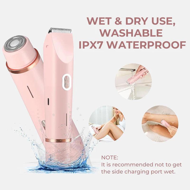 Keramik-Damenrasierer Bikini Gesicht Wasserdicht USB-aufladbar für empfindliche Haut Trimmer Haarentfernungssystem | Sansoti